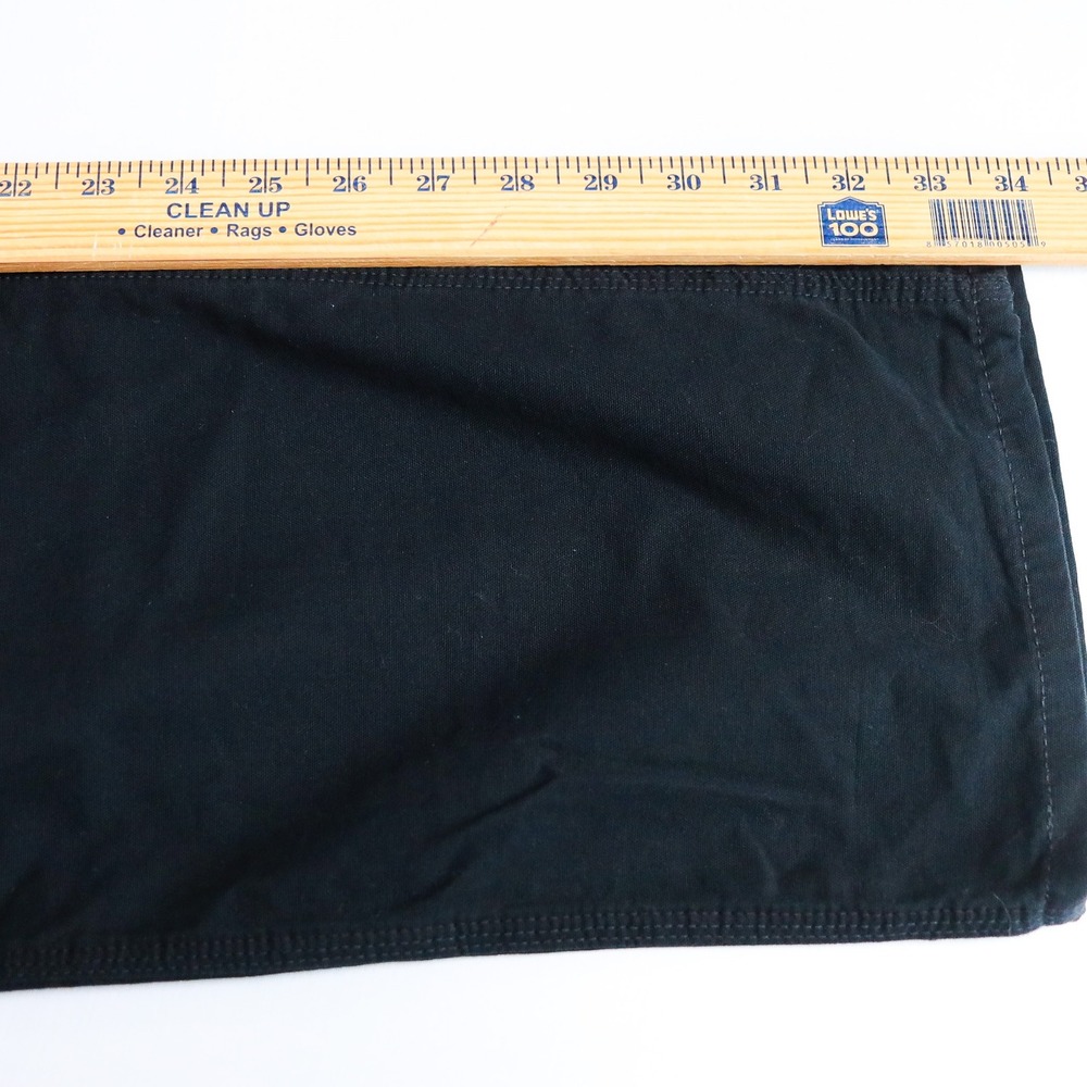 Carhartt B151-BLK Carpenter Pants Men 32x36 Black Cotton Canvas Utility Dungaree - Picture 10 of 11